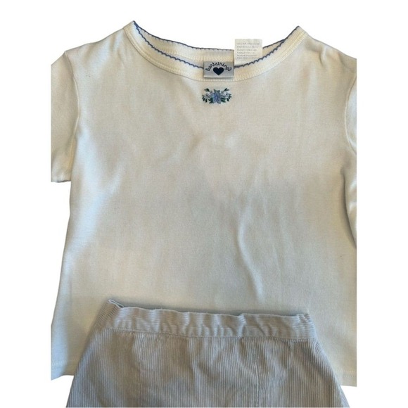 Vtg 90s Heartstrings Girls Horse Top & Skirt Outfit Set Sz 4T‎ Corduroy Fall - Picture 8 of 13